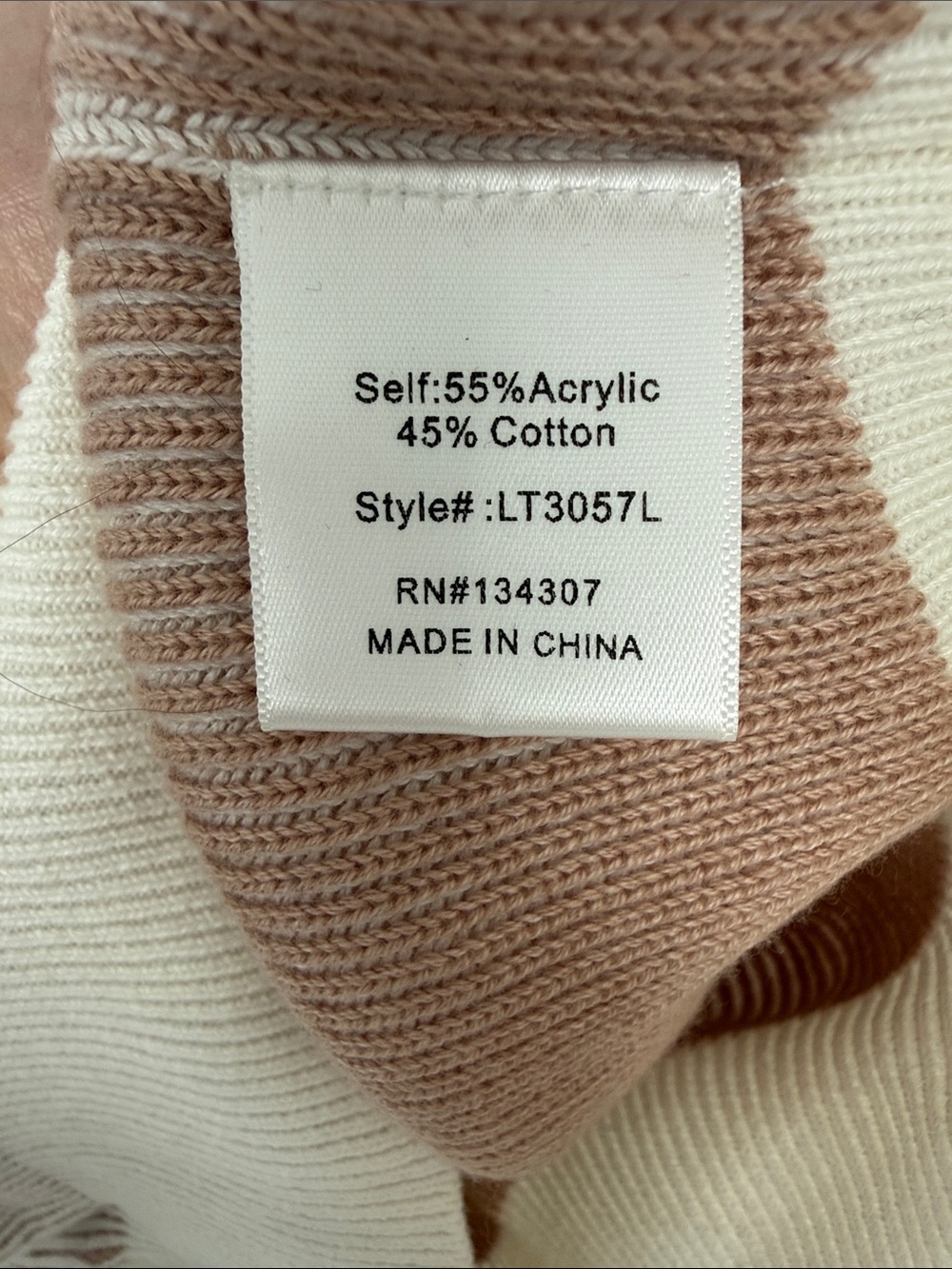 Line & Dot Favorite Off The Shoulder Ribbed Sweater - Picture 5 of 6